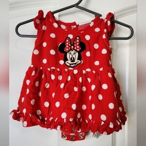 Disney Minnie Mouse Red Polka Dot Dress